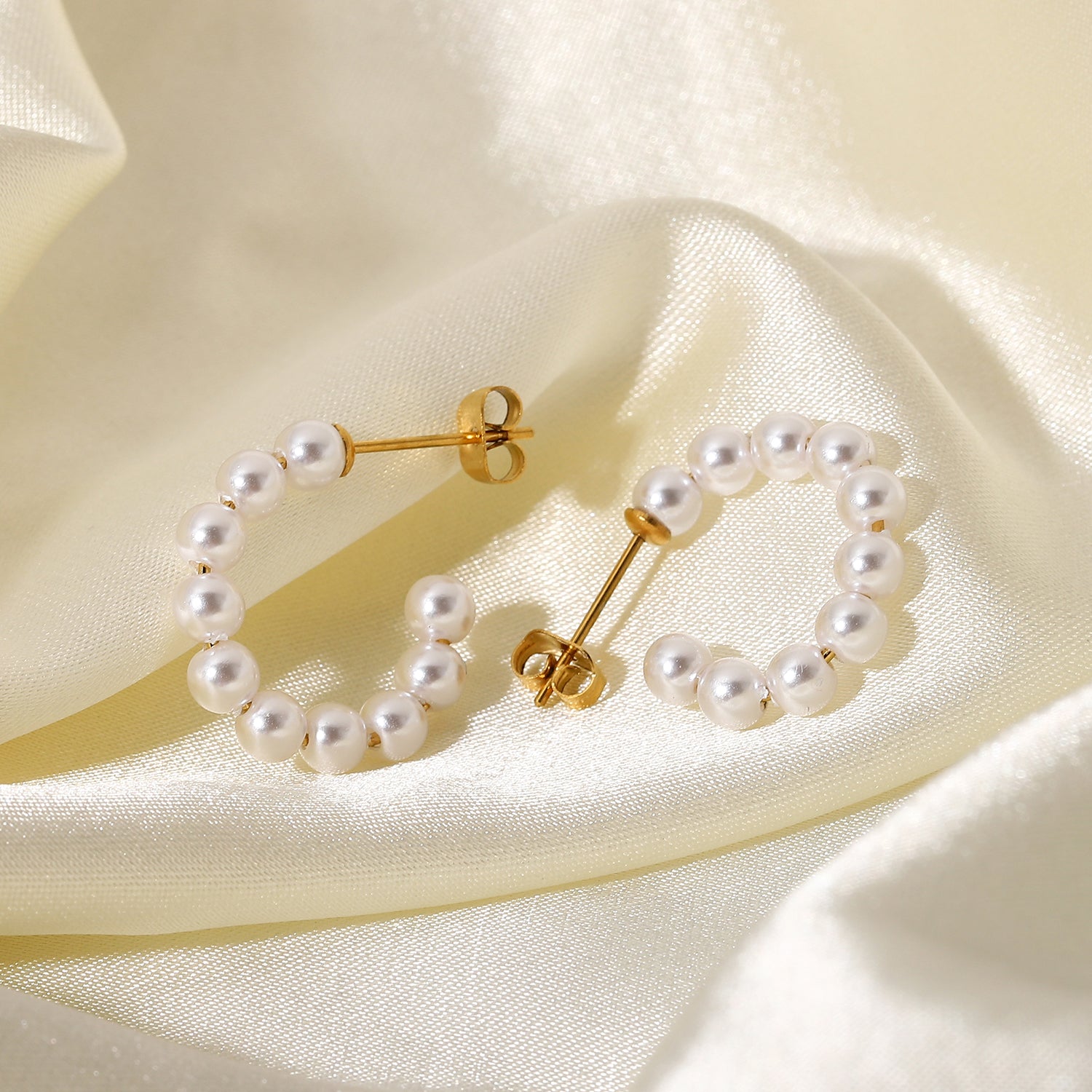 Pearl hoops