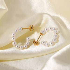 Pearl hoops