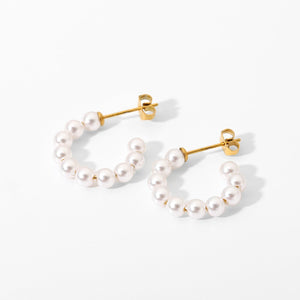 Pearl hoops