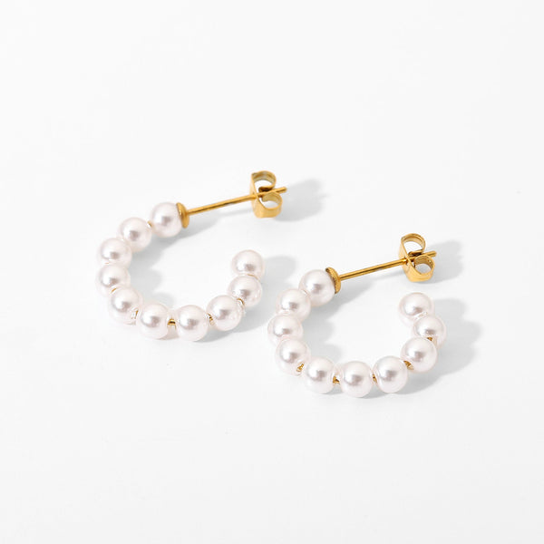 Pearl hoops